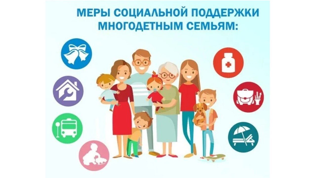 Информирование родителей и детей из многодетных семей о возможности получения мер социальной поддержки без участия гражданина (беззаявительно).